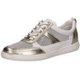 Caprice - 9-23704-44 - Dames Sneaker - Wit - Leer/Textiel