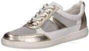 Caprice - 9-23704-44 - Dames Sneaker - Wit - Leer/Textiel