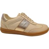 Caprice - 23705 - Casual Veterschoen - Beige - Leer - Uitneembaar Voetbed