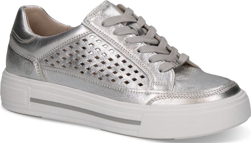 Caprice - 9-23719-44 - Dames Sneaker - Zwart - Leer - G-breedte