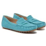 CAPRICE Mocassin Dames - Blauw - Suède - Airmotion Technologie