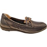 Caprice - Dames Instappers - Zwart - Leer - G-breedte