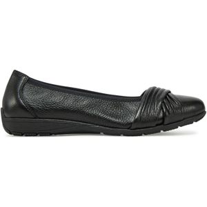 Caprice - Ballerina's - Zwart - Leer - Airmotion Technologie