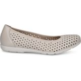 Caprice - 9-22114-44 Ballerina's - Gebroken Wit - Parel - Comfortabele Pasvorm