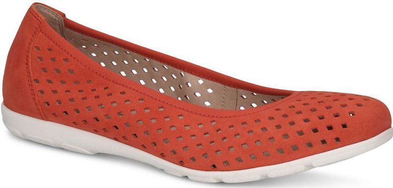 Caprice - 9-22114-44 - Ballerina - Zwart - Leer - G-breedte