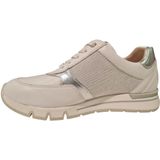 CAPRICE Caprice Sneakers - Wit/Zilver - Airmotion Technologie - Verwisselbaar Voetbed