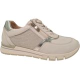CAPRICE Caprice Sneakers - Wit/Zilver - Airmotion Technologie - Verwisselbaar Voetbed