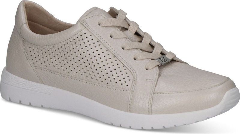 Caprice - 9-23722-44 - Dames Sneaker - Wit - Leer - G-breedte