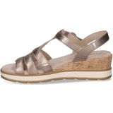 Caprice - 9-28709-44 341 - Sandaaltje - Leer/Textiel - G-breedte