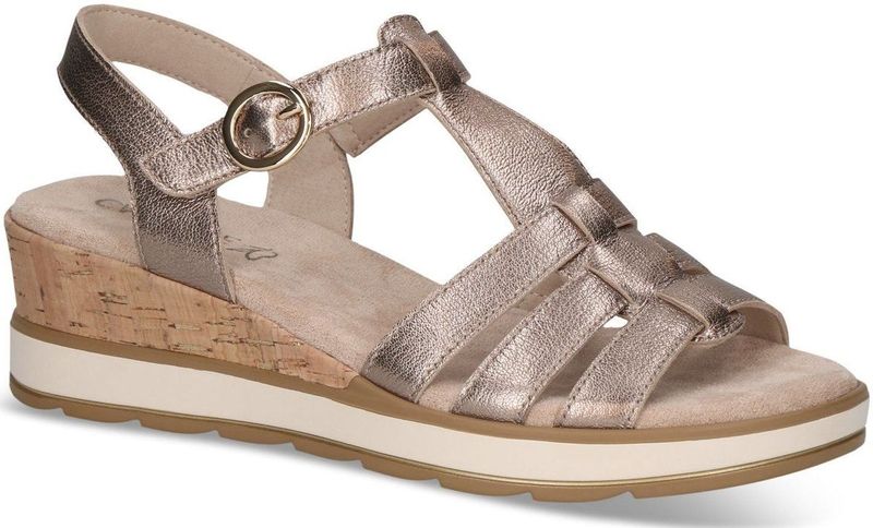 Caprice - 9-28709-44 341 - Sandaaltje - Leer/Textiel - G-breedte