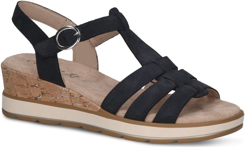 Caprice - 9-28709-44 Sandaal - Beige - Leer/Textiel