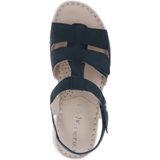 CAPRICE - Sandaal - Zwart - Leer - Klittenbandsluiting