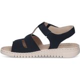 CAPRICE - Sandaal - Zwart - Leer - Klittenbandsluiting