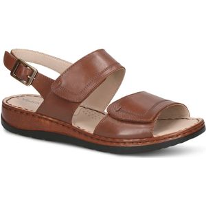 Caprice - Sandalen - Cognac - Leer - Sleehak - Open Neus