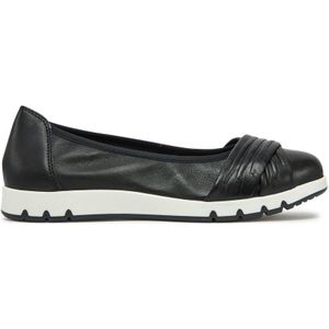 Caprice - 9-22118-44 - Ballerina - Zwart - Leer/Synthetisch