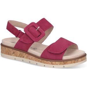 Caprice - 9-28714-542 - Sandaal - G-breedte - Leren Bovenwerk - Klittenbandsluiting