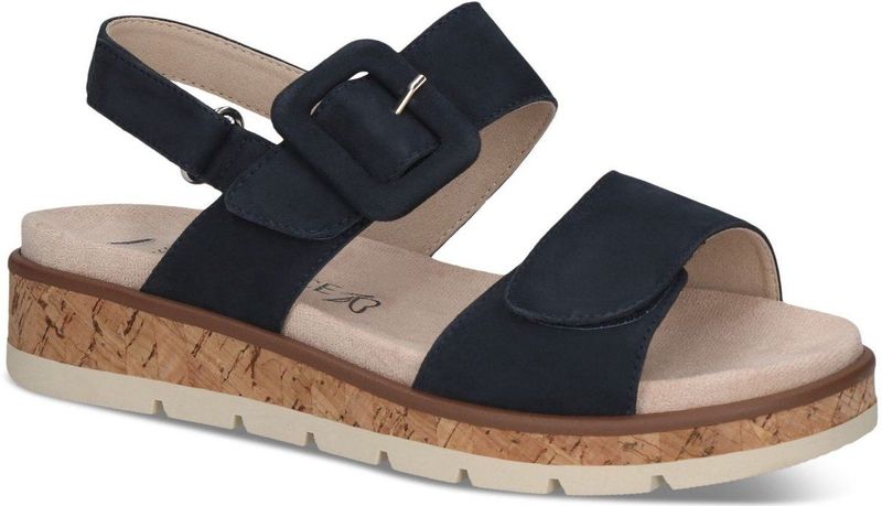 Caprice - 9-28714-44 - Sandalen - Beige - Leren Bovenwerk - G-breedte