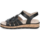 Caprice - 9-28715-44 - Sandalen - Zwart - Leer