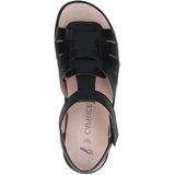 Caprice - 9-28715-44 - Sandalen - Zwart - Leer