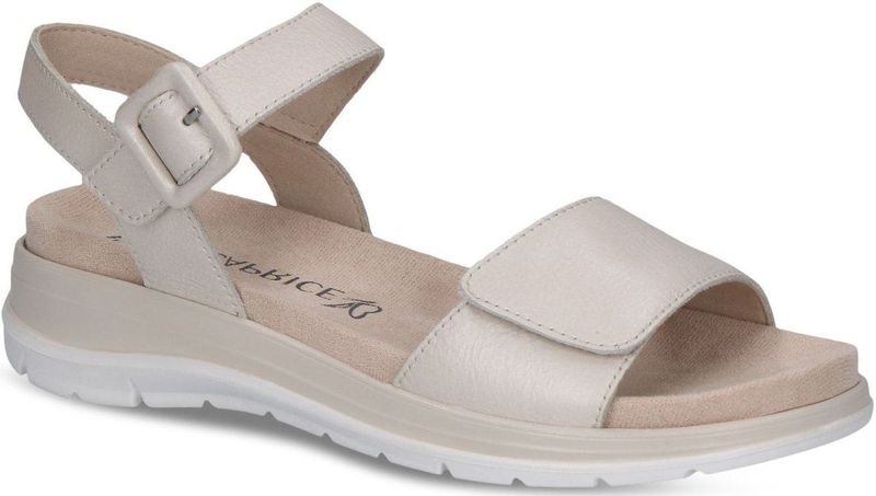 Caprice - Sandaal - Wit - Leer - G-breedte