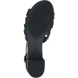 Caprice - 9-28201-44 - Sandalen - Zwart - Leer/Synthetisch - G-breedte