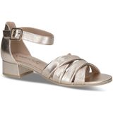 Merk - Model - Sandalen - Platinakleur - Metallic - Gespsluiting