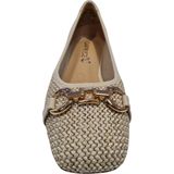 Caprice - 9-22503-199 - Ballerina - Zwart - Leer/Textiel - G-breedte