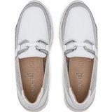 CAPRICE - 9-24501 Mocassin - Dames - Wit/Zilver - Leer/Textiel