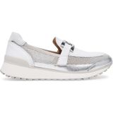 CAPRICE - 9-24501 Mocassin - Dames - Wit/Zilver - Leer/Textiel