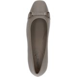 CAPRICE Damespumps - Beige - Leer/Synthetisch - Ergonomische Inlegzool