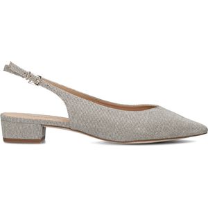 Peter Kaiser Slingbackpumps - Beige/Zandkleurig met Goudkleurige Gesp