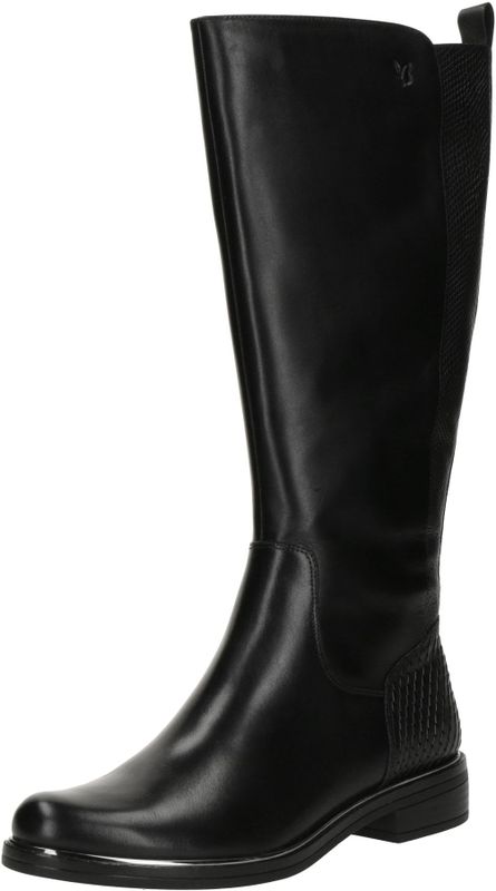 Caprice - Kania - Leren Hoge Laarzen - Zwart