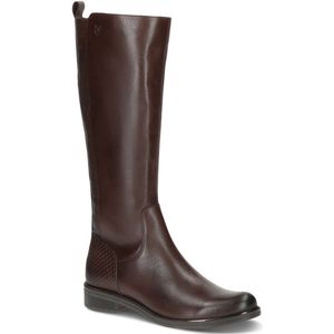 CAPRICE - Laarzen - Donkerbruin - Glad Leer - Blokhak