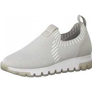 Jana Damen Slipper 8-8-24703-28 H-Weite Freizeit Schuhe Sneaker Style Weite Schuhweite Bequem Modern Design, Lt Grijs, 5.5 UK Wide