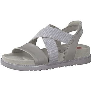Jana Dames sandaal 8-8-28311-28 Relax fit, grijs (light grey), 37 EU