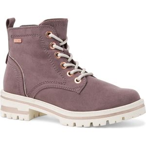 Jana Dames enkellaarsjes 8-8-26268-29 H-breedte maat: EU vrije tijd boots met blokhak in klassiek design vetersluiting met ritssluiting, Rose Gold Met, 37 EU