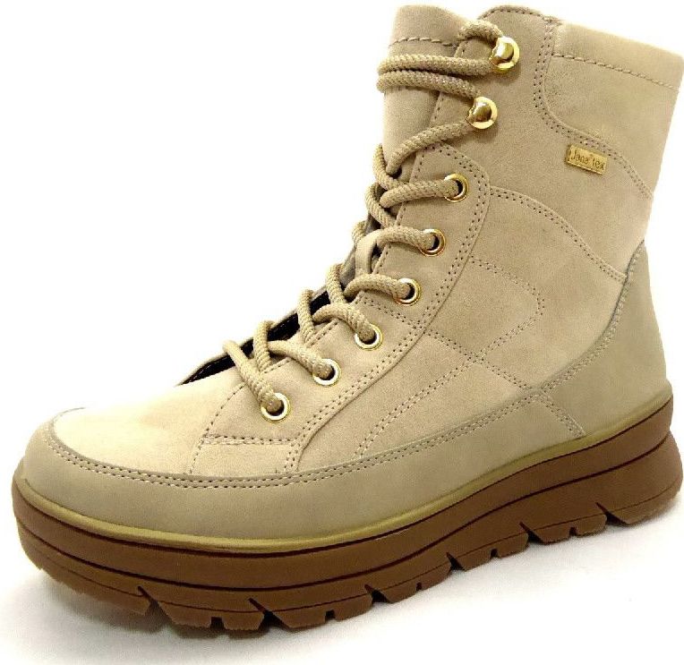 Jana - 8-8-26270-29-400 Dameslaarzen - Beige - Waterdicht en Ademend Tex-Membraan - Binnenkant van Gerecycled PET