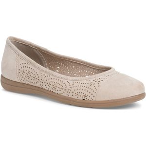 Ballerina - Beige - Imitatieleer - Textiel Binnenzool
