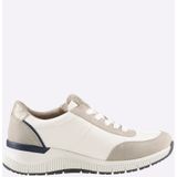 Jana - Veterschoen - Wit - Imitatieleer - Verwisselbaar Voetbed