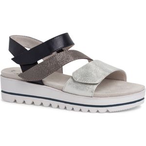 Jana - Slipper - Blauw - Textiel