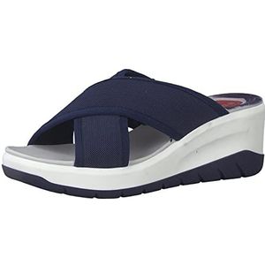 Jana Softline 8-8-27260-20 damesslippers, marineblauw, 38 EU, Donkerblauw, 38 EU Breed