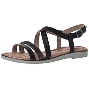 Jana Sandaal 8-8-28175-20 breedte H maat: EU, zwart, 39 EU, zwart., 39 EU