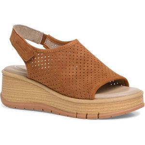 Tamaris Comfortabele sandalen 8-8-88305-20 Comfort Fit, cognac, 41 EU breed, Cognac., 41 EU Large
