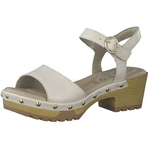 Tamaris Comfort 8-8-88205-20-109 platte sandalen, offwhite, 39 EU, gebroken wit, 39 EU Breed