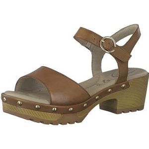 Tamaris Comfort Dames 8-8-88205-20-305 platte sandalen, cognac, 37 EU, cognac, 37 EU Breed