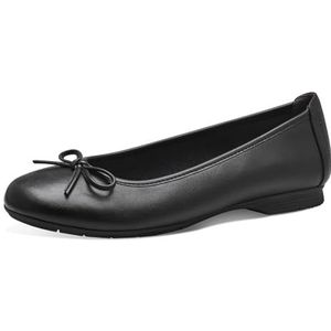 Jana Softline 8-22163-41 Comfortabele extra brede comfortabele schoen klassieke alledaagse schoenen business feestelijke ballerina's, zwart, 36 EU Breed