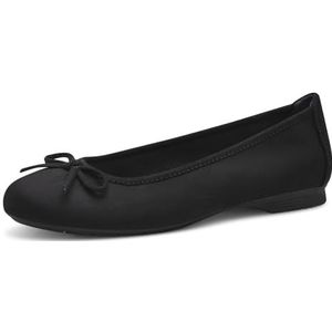 Jana Softline 8-22164-41 Comfortabele extra brede comfortabele schoen klassieke alledaagse schoenen business feestelijke ballerina's, zwart, 39 EU Breed
