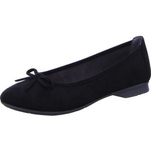Jana Softline 8-22164-41 Comfortabele extra brede comfortabele schoen klassieke alledaagse schoenen business feestelijke ballerina's, zwart, 37 EU Breed