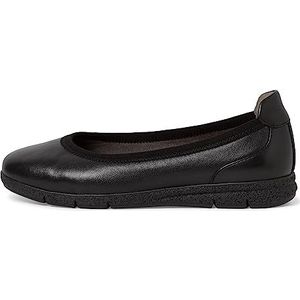 Tamaris Tamaris Comfort 8-82100-41 Comfortabele extra brede comfortabele schoen klassieke dagelijkse schoenen zakelijk dames Balletschoen, zwart, 39 EU Breed