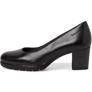 Tamaris Comfort Dames 8-82400-41 comfortabele extra brede comfortabele schoen klassieke alledaagse schoenen zakelijke pumps, zwart, 36 EU Breed